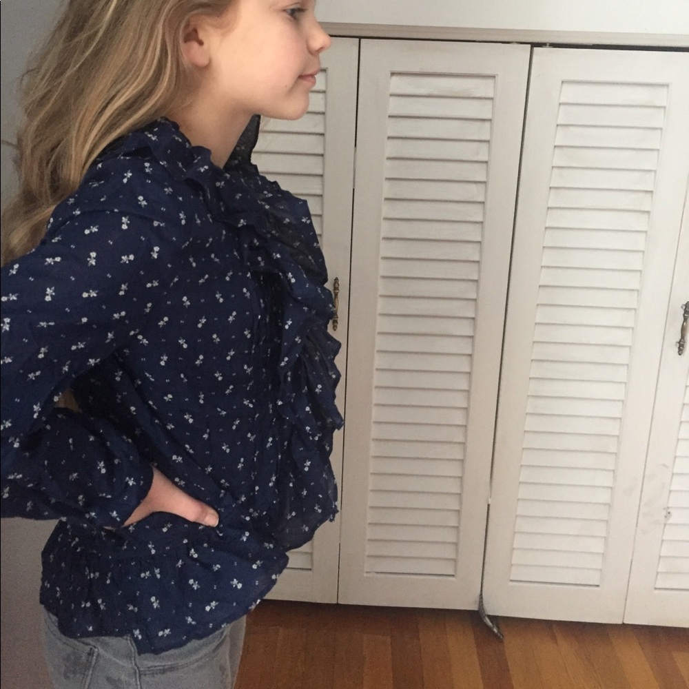 Polo Long Sleeve Girl’s Blouse